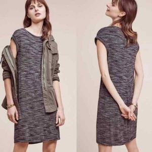 Cloth & Stone from Anthropologie black/white melange t-shirt dress size XL